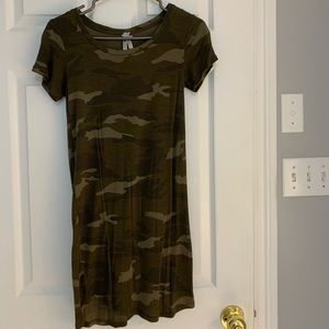 Camo t-shirt dress!